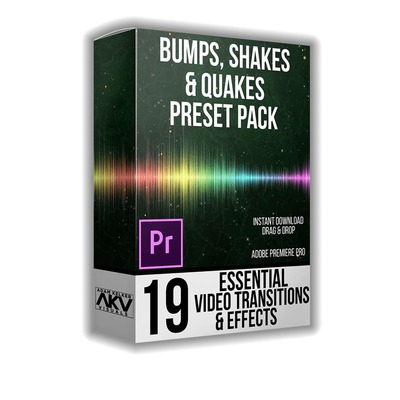 PR預設推薦 AKVSTUDIOS出品8套PR轉場過渡預設合集包，打造專業數字廣告